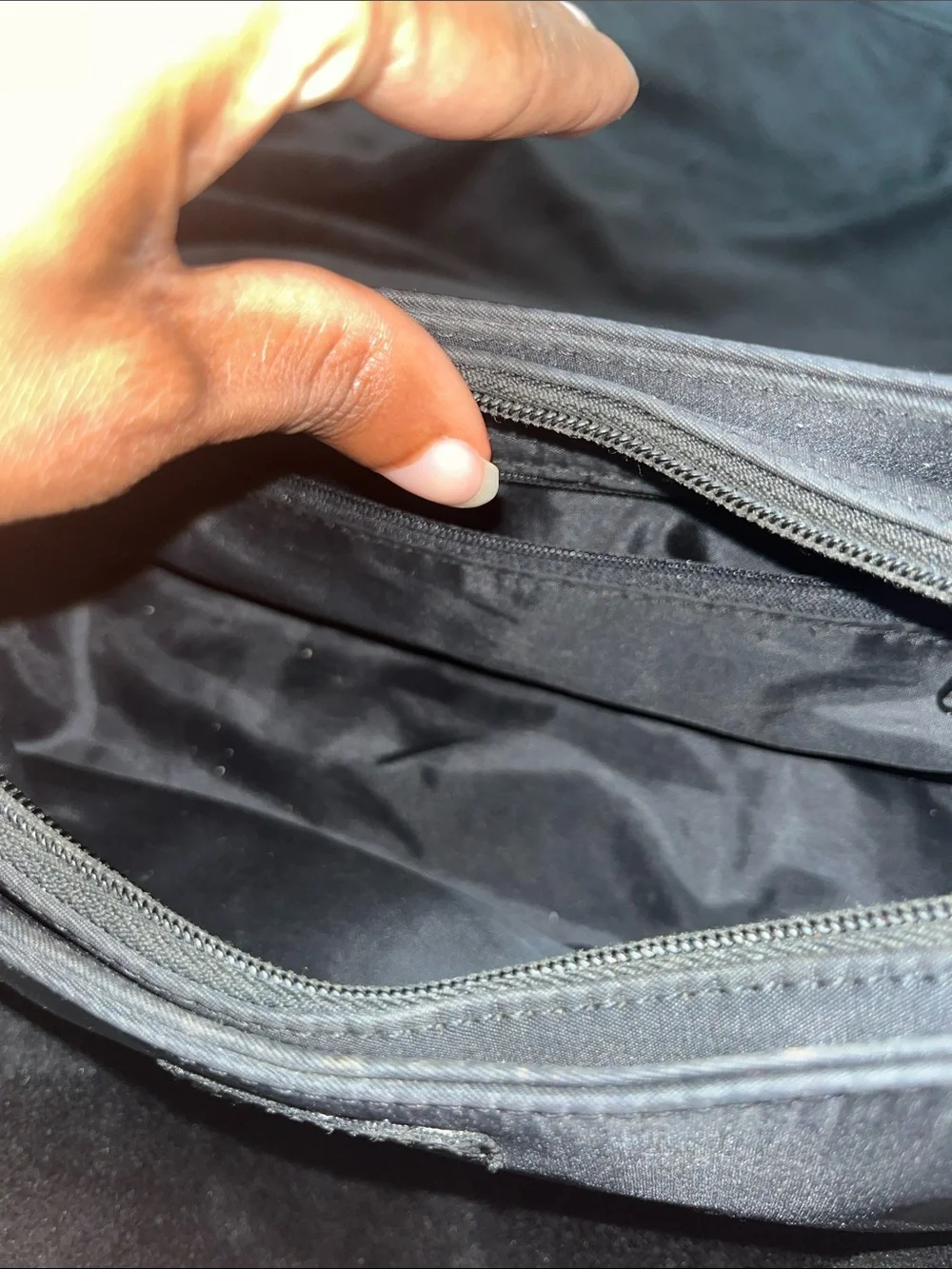GUESS Black Shoulder Bag with Branded Plaque